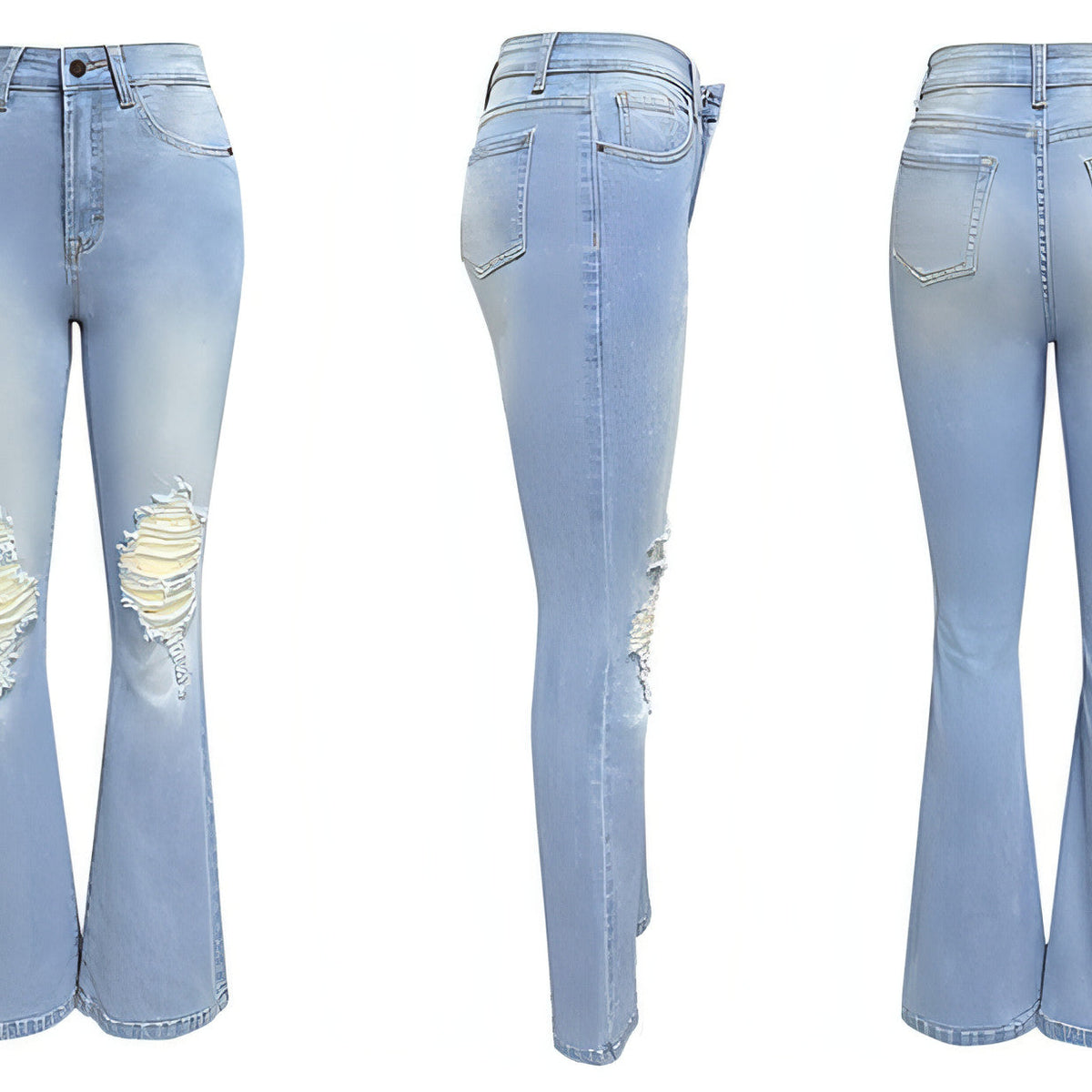 UrbanEase™ Wide-leg Jeans Women