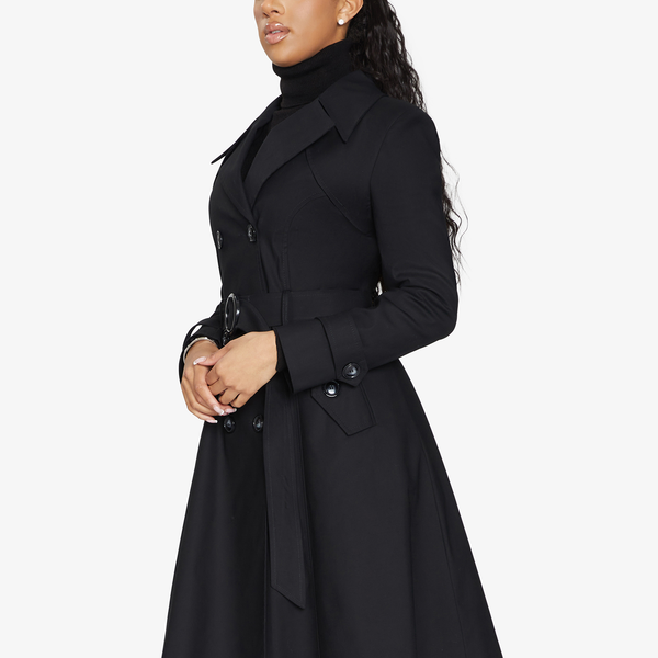 Spring/Summer Double Breasted Trench Mac Coat (1201-SP)