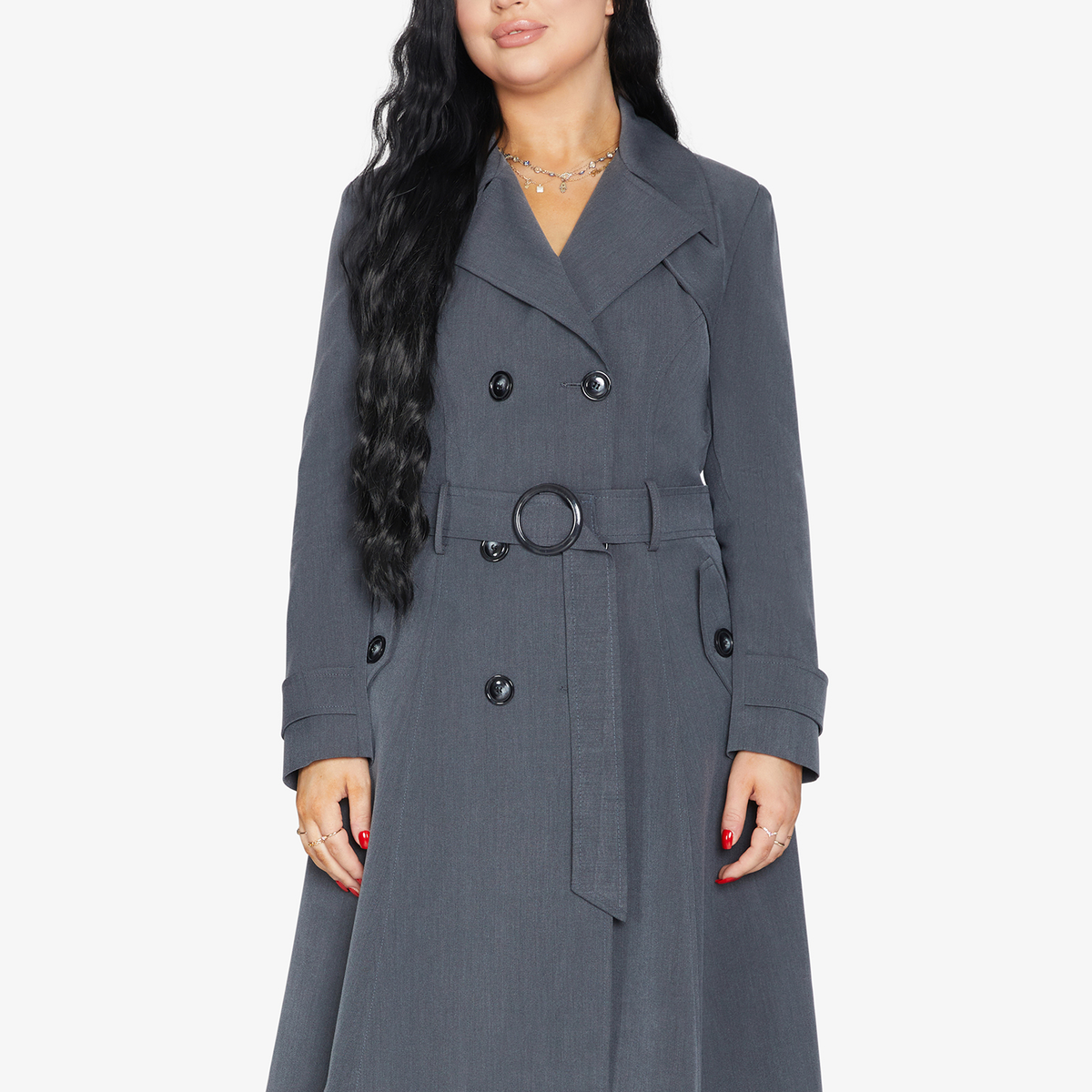 Spring/Summer Double Breasted Trench Mac Coat (1201-SP)