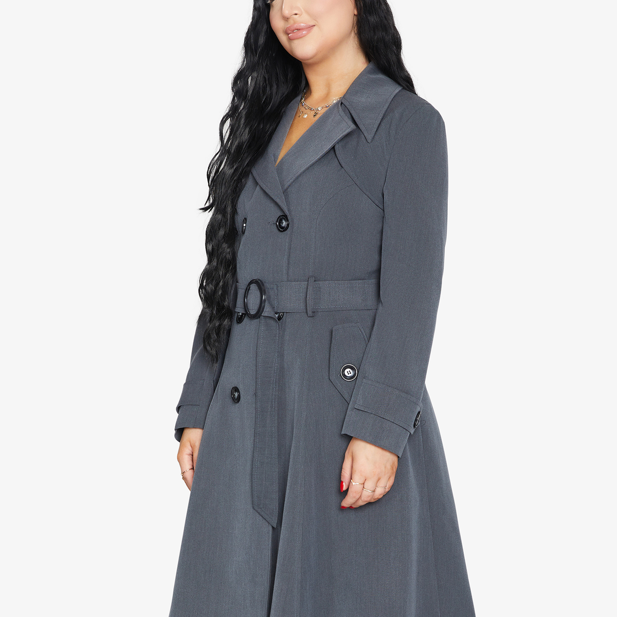 Spring/Summer Double Breasted Trench Mac Coat (1201-SP)