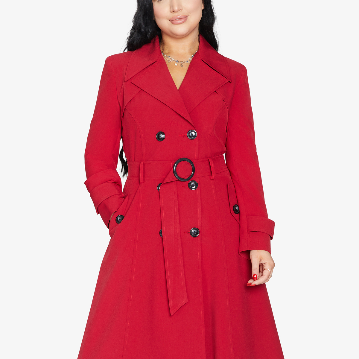 Spring/Summer Double Breasted Trench Mac Coat (1201-SP)