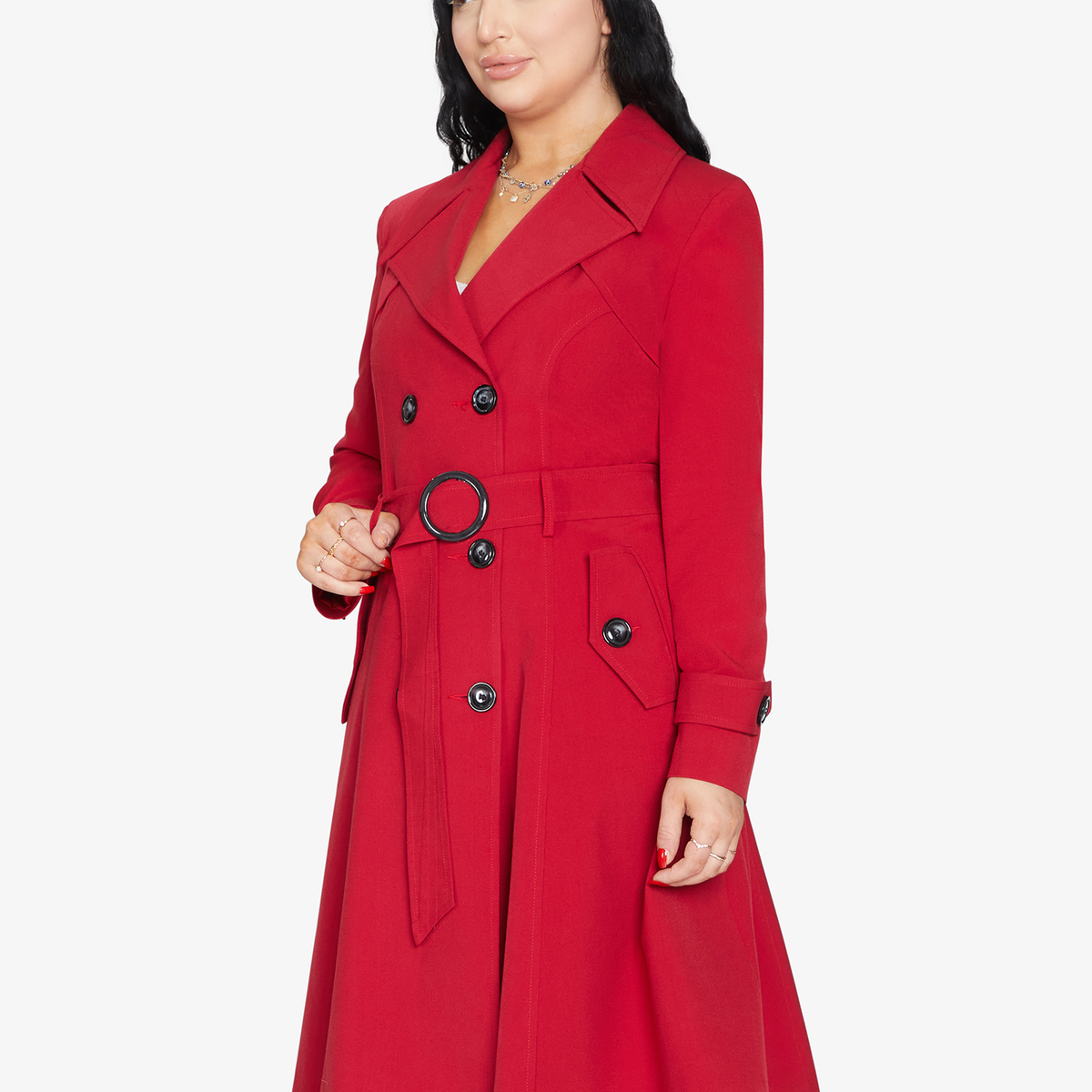 Spring/Summer Double Breasted Trench Mac Coat (1201-SP)