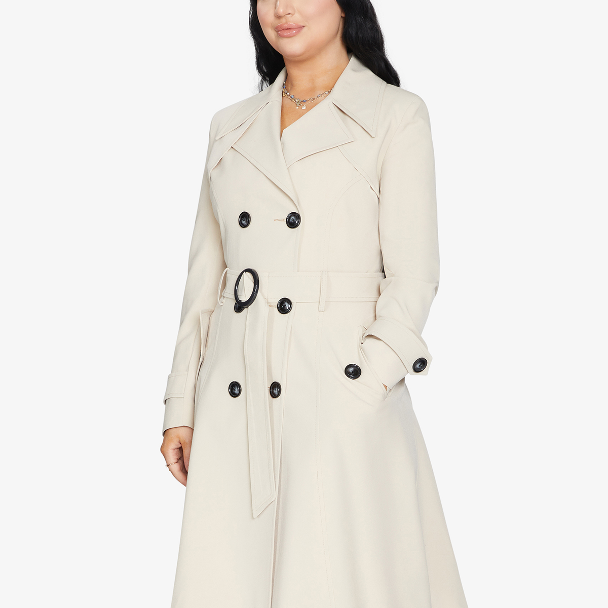 Spring/Summer Double Breasted Trench Mac Coat (1201-SP)