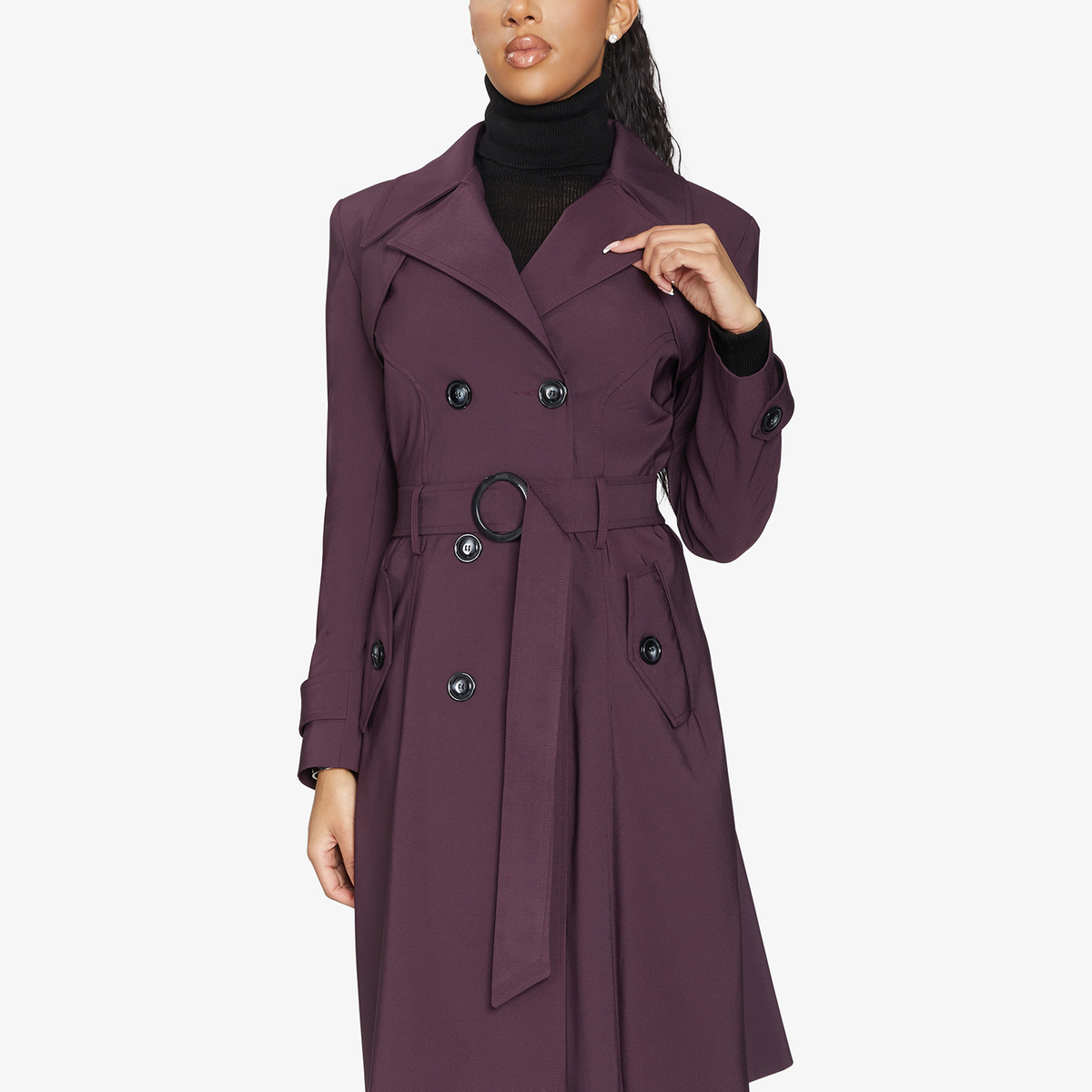 Spring/Summer Double Breasted Trench Mac Coat (1201-SP)