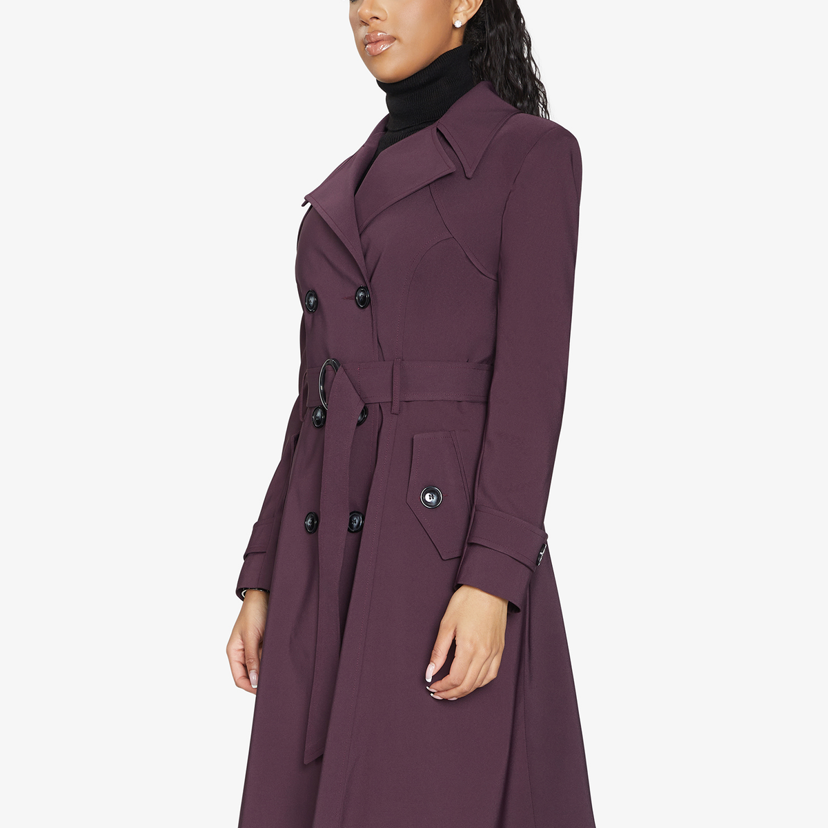 Spring/Summer Double Breasted Trench Mac Coat (1201-SP)