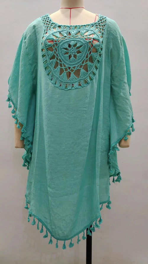 CROCHET BIKINI Cover Up Sexy Swimsuit Beach Dress Women 2023 Summer
