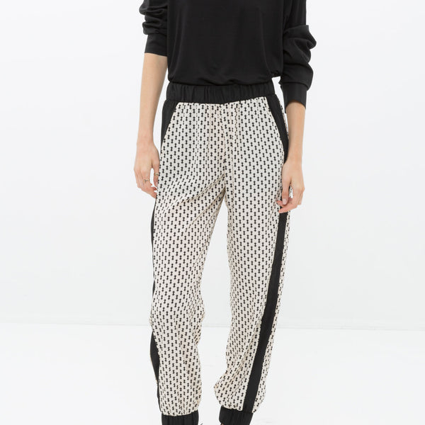 Women's Printed Casual Cuffed Hem Pants