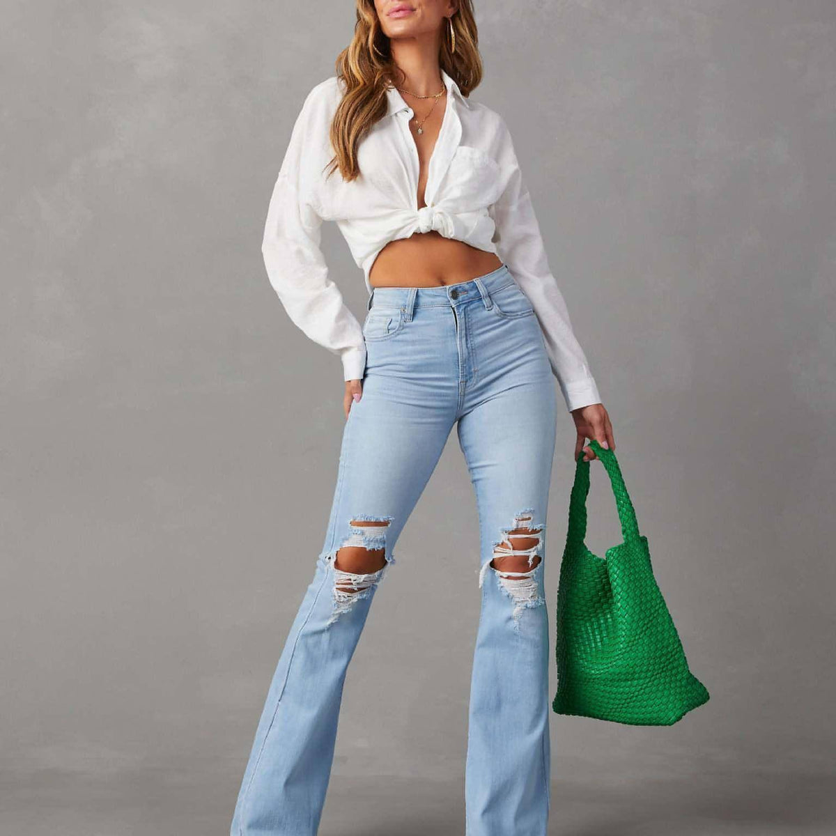 UrbanEase™ Wide-leg Jeans Women