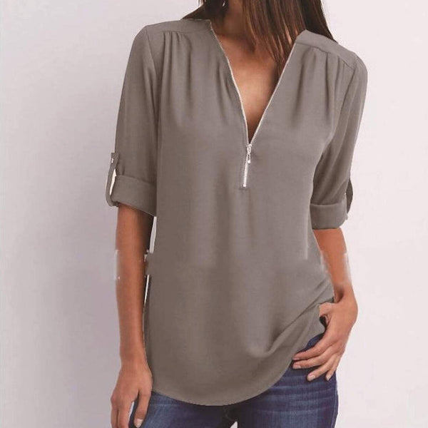 Womens V Neck Blouse