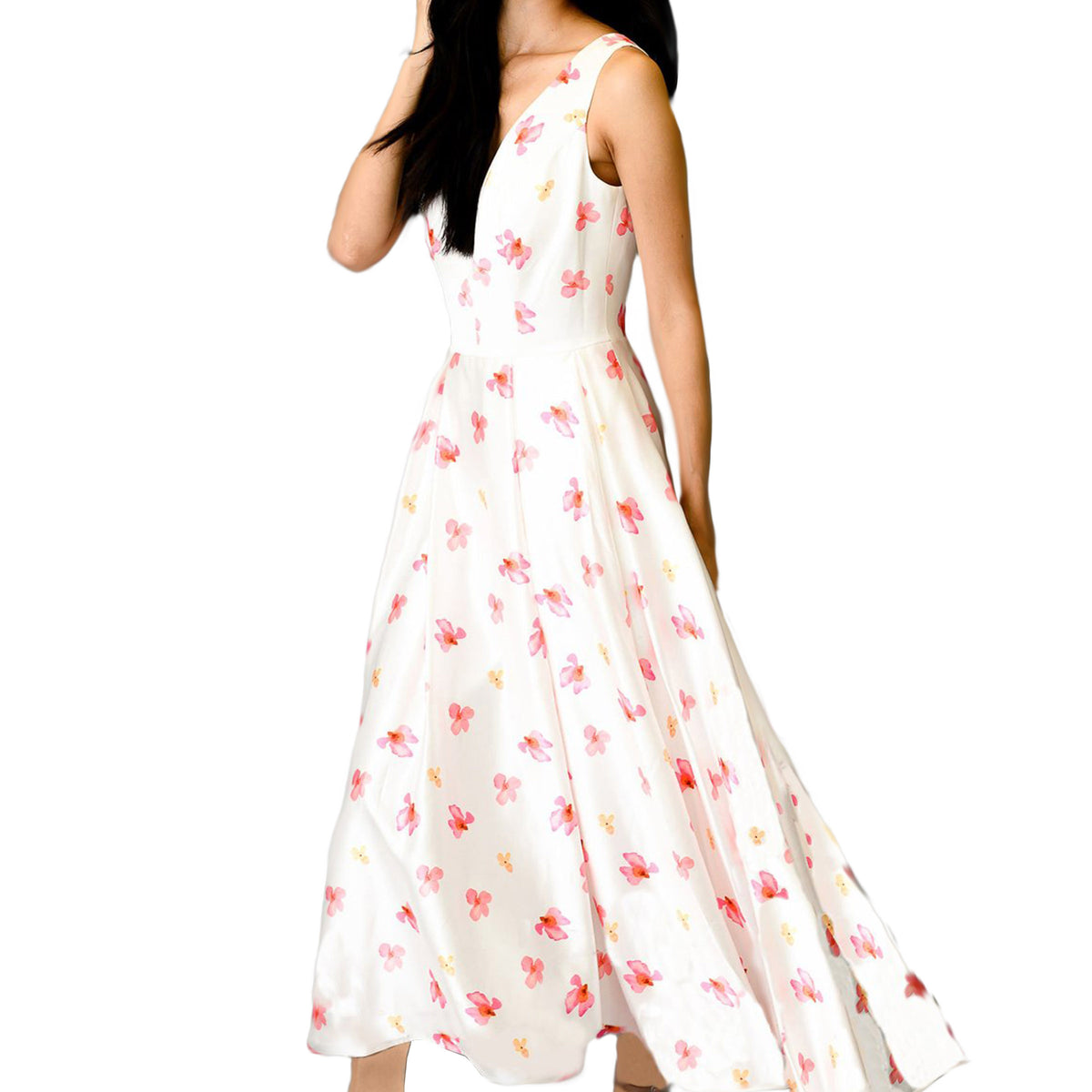 Women's Formal Floral Midi Dress