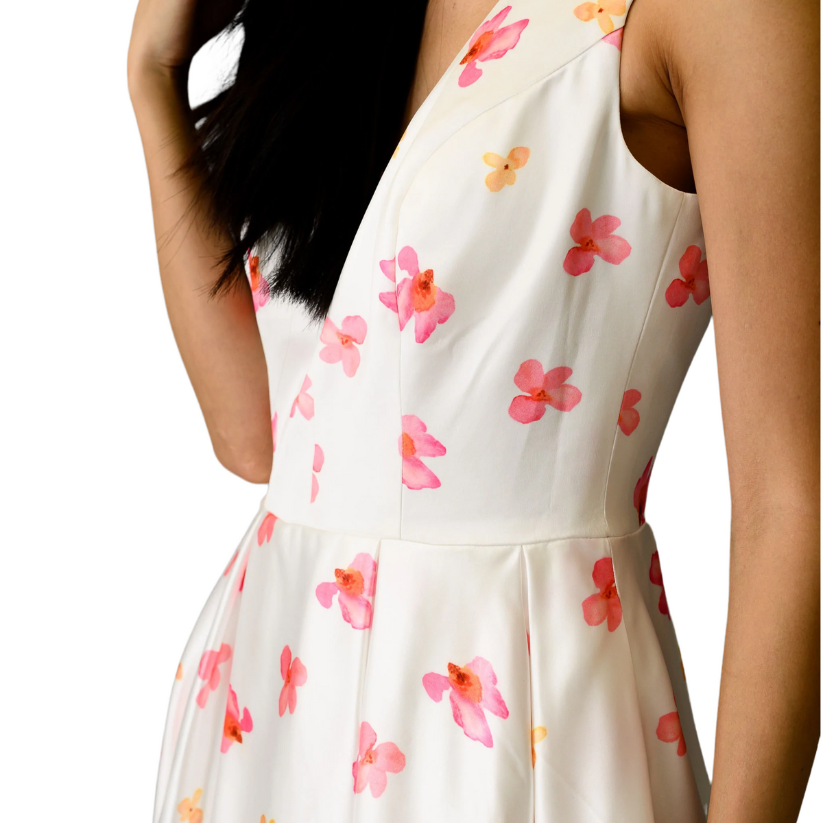 Women's Formal Floral Midi Dress