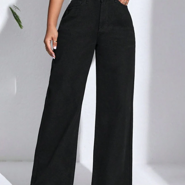 Women High Rise Denim Jeans(Size32)(Colorblack)